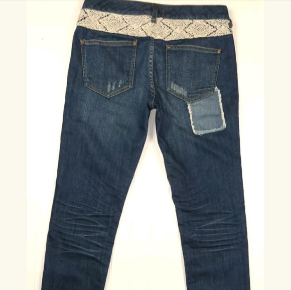 Free people patchwork jeans - Picture 2 of 4